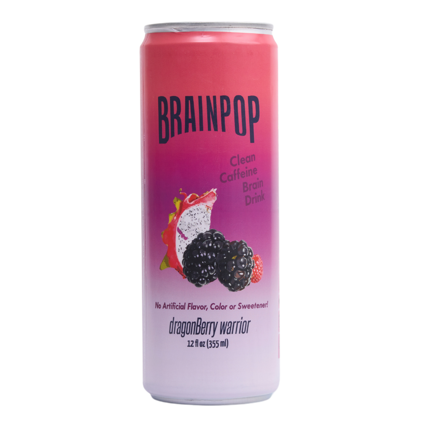 BrainPOP Clean Energy & Mixer & Mocktail All-In-One DragonBerry Warrior (6 pack)