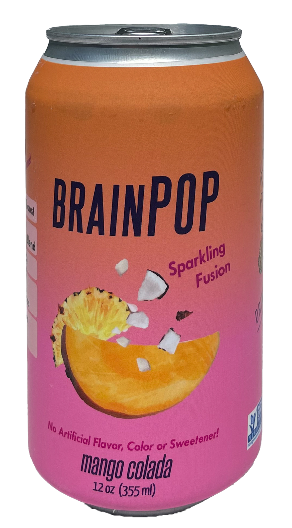 BrainPOP Smart Soda - Mango Colada (6 pack)